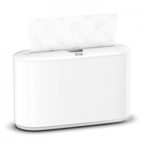 DISTRIBUTEUR DE COMPTOIR BLANC POUR SERVIETTES...