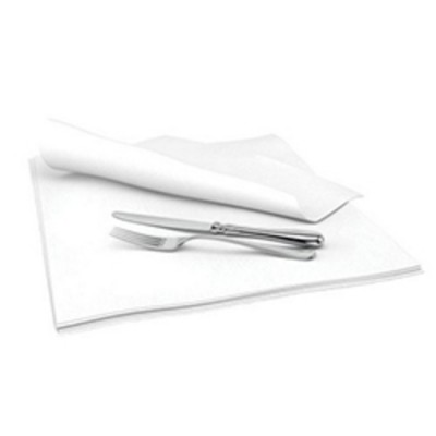SERVIETTE DE TABLE FORMAT PLAT 15po X 15po 1 PLI...