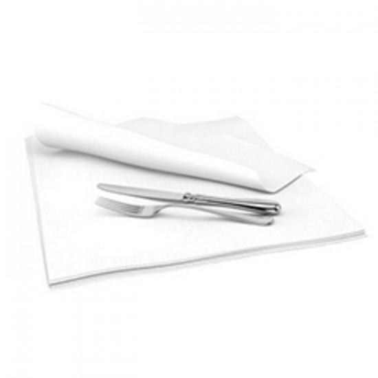 SERVIETTE DE TABLE FORMAT PLAT 15po X 15po 1 PLI...