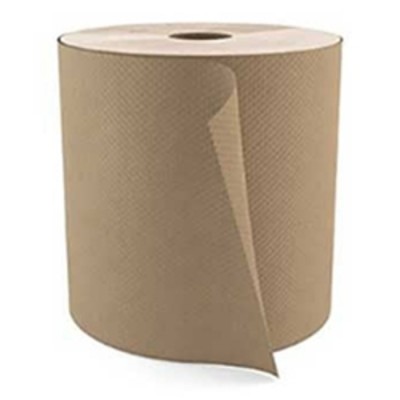 PAPIER À MAINS 8po. X 800pieds BRUN / PUR