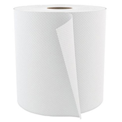 PAPIER À MAINS 8po. X 800pieds BLANC / PUR