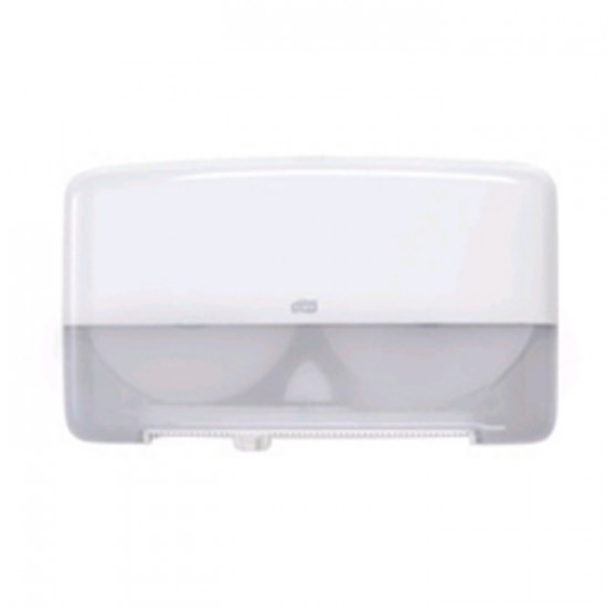 DISTRIBUTEUR PAPIER HYGIÉNIQUE MINI TWIN BLANC T2...