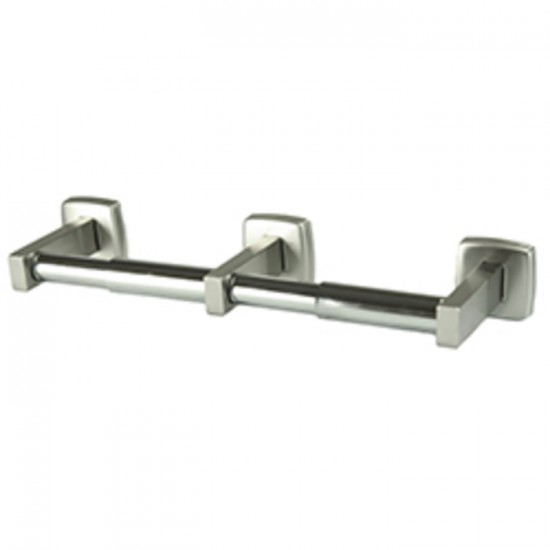 DISTRIBUTEUR DOUBLE PAPIER HYGIÉNIQUE ACIER INOX...