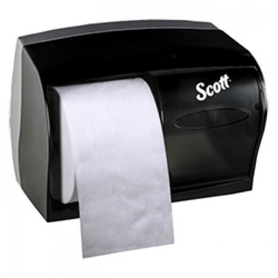 DISTRIBUTEUR PAPIER HYGIÉNIQUE JRT DOUBLE NOIR /...