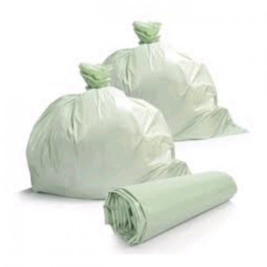 SAC À ORDURES COMPOSTABLE 17X16 RÉGULIER / BIONR 500 Sacs