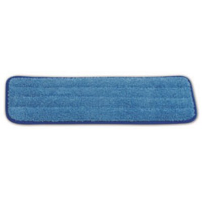 TAMPON HUMIDE MICROFIBRE BLEU 18po RUBBERMAID...