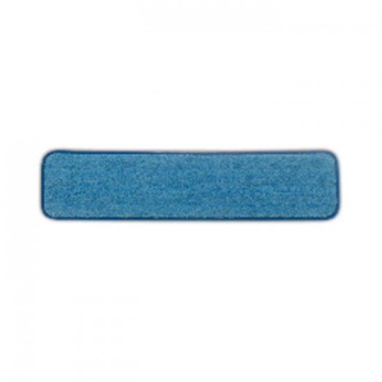 TAMPON HUMIDE MICROFIBRE BLEU 24po RUBBERMAID...