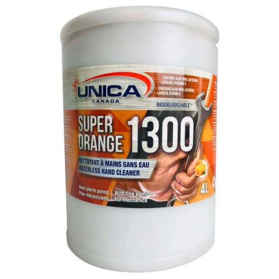SAVON AVEC PIERRE PONCE 2.5L SUPER ORANGE / UNICA