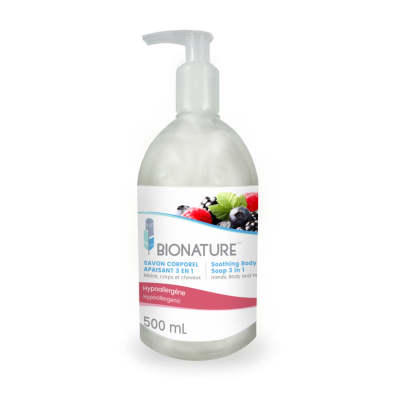 SAVON CORPOREL APAISANT 3 EN 1 BIO-214 / UNICA