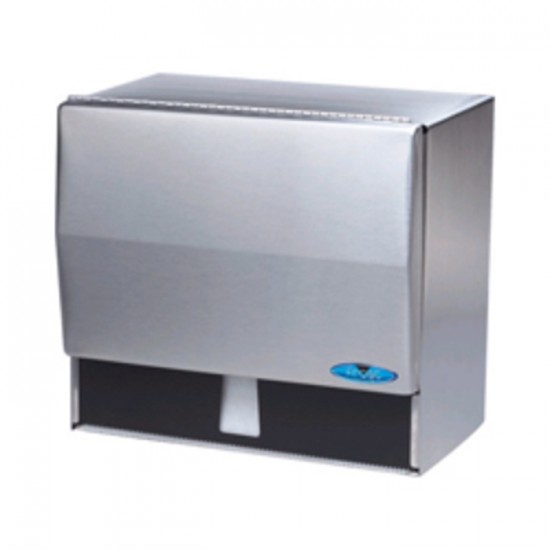 DISTRIBUTEUR PAPIER À MAINS ACIER INOX PLI SIMPLE...