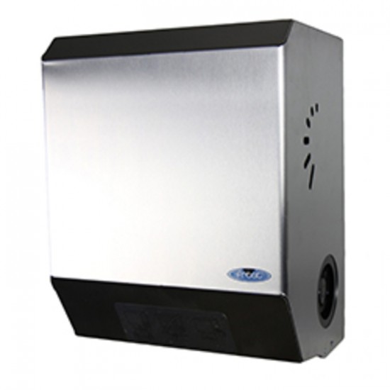 DISTRIBUTEUR PAPIER À MAINS MANUEL ACIER INOX / FROST