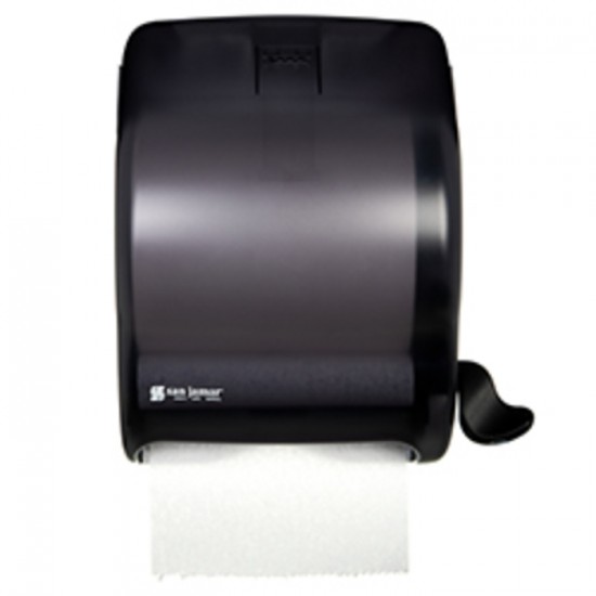 DISTRIBUTEUR PAPIER À MAINS À LEVIER ELEMENT PRO CLASSIC PERLE NOIRE / SAN JAMAR