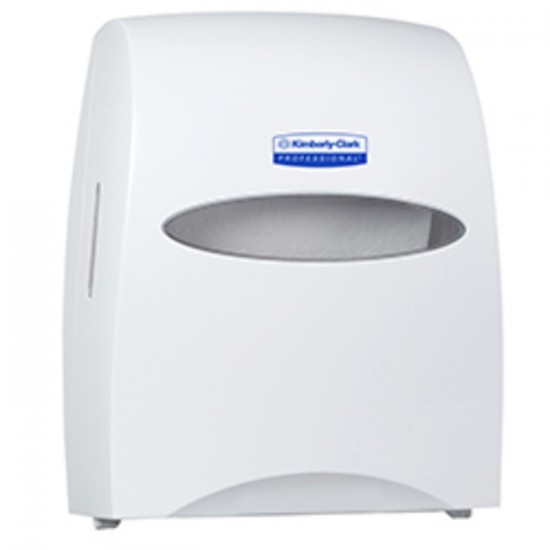 DISTRIBUTEUR MANUEL PAPIER À MAINS BLANC SANITOUCH / KIMBERLY CLARK