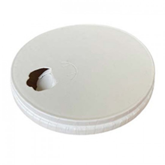 COUVERCLE EN CARTON BLANC POUR VERRE 80MM / 1000UN