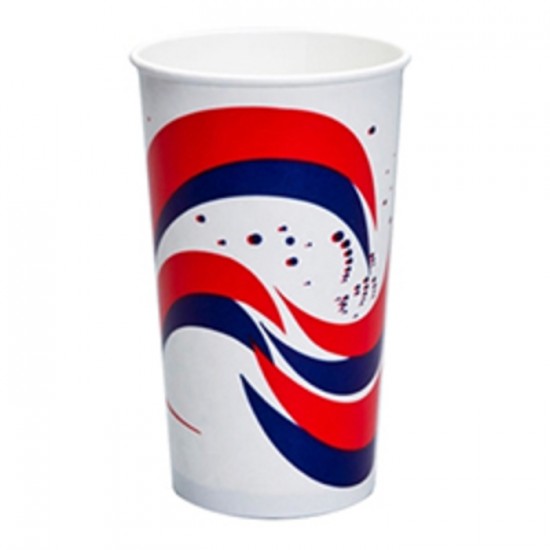 VERRE EN CARTON POUR BREUVAGE FROID SWIRL 12OZ /...