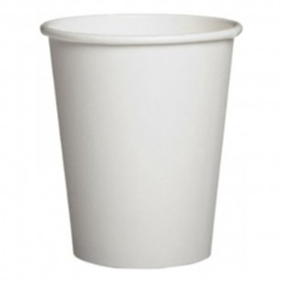 VERRE BREUVAGE CHAUD BLANC 8OZ 80MM / 1000UN
