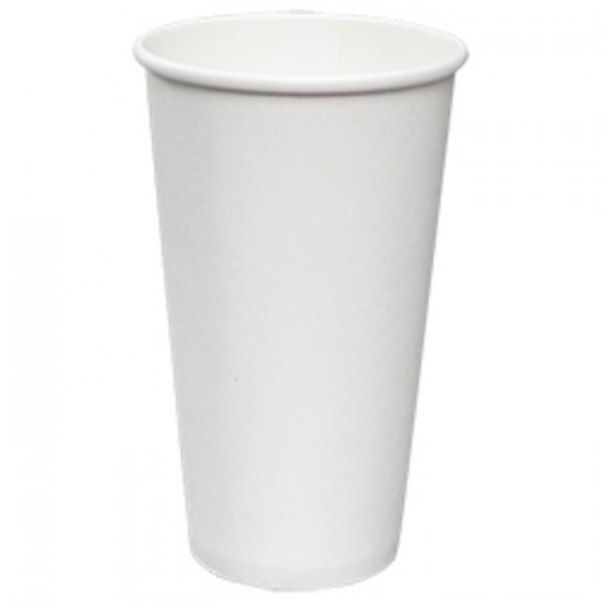 VERRE BREUVAGE CHAUD BLANC 20OZ 90MM / 1000UN