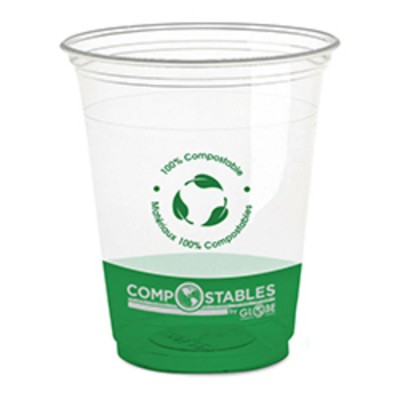 VERRE EN PLASTIQUE CLAIR COMPOSTABLE 20 oz (6128)...