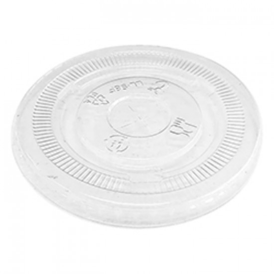 COUVERCLE PLAT COMPOSTABLE PLASTIQUE CLAIR POUR VERRE 12 20 oz (6121) / EMBALLAGE ALIMENTAIRE