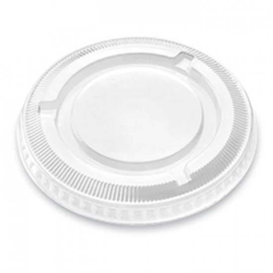 COUVERCLE PLAT CLAIR NON TROUÉ POUR VERRE 92MM SFL-92 / EMBALLAGE ALIMENTAIRE