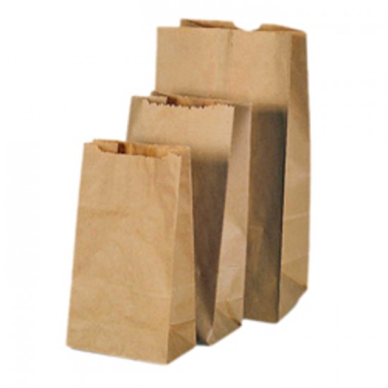 SAC PAPIER BRUN 9¾po X 6po X 16po / 500UN