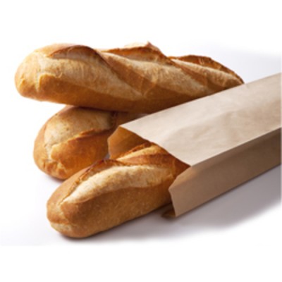 SACS PAPIER BRUN POUR PAIN MICHE 11po X 4po X 16po...