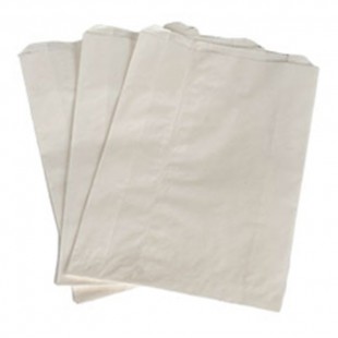 SAC PAPIER CIRÉ BLANC POUR SANDWICH GÉANT 6po X...