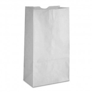 SAC EN PAPIER BLANC 4 LB / 500UN