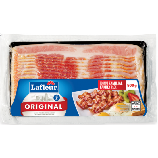 BACON FUME REGULIER / LAFLEUR 500GR