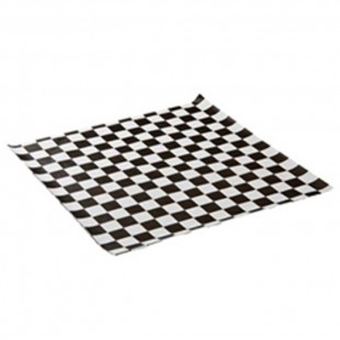 PAPIER DAMIER NOIR ET BLANC 9po x 12po / Papier...