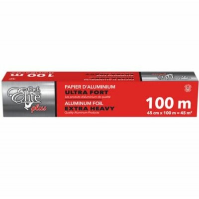 Chef Elite Plus Papier d’aluminium 45cm x 100m...
