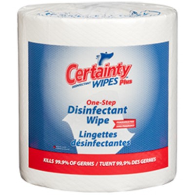 LINGETTES DÉSINFECTANTES GRAND ROULEAU 8po X 6po...
