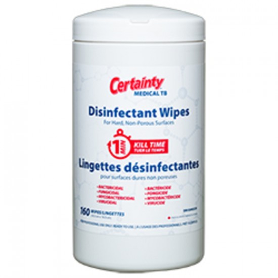 LINGETTES DÉSINFECTANTES BOÎTE PORTABLE 6.3po X...
