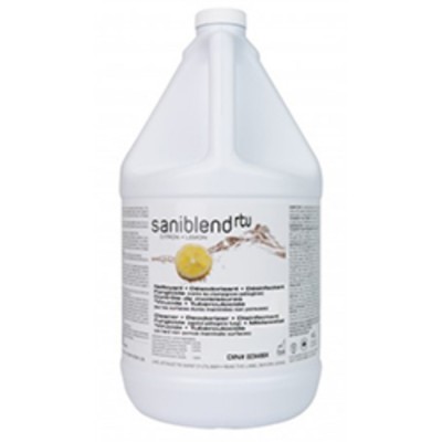 DÉSINFECTANT AU CITRON RTU 4Litres / SANIBLEND