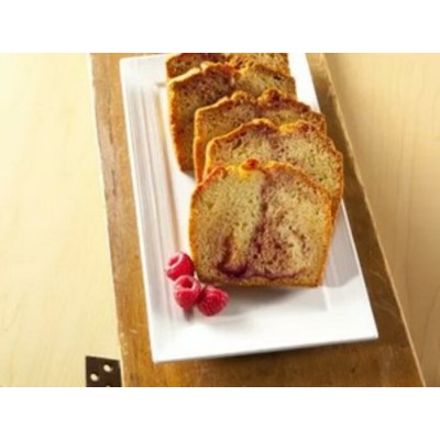 GÂTEAU QUATRE-QUART CHOCOLAT BLANC FRAMBOISE /...