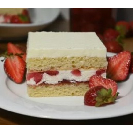 GÂTEAU PLAQUE SHORTCAKE FRAISE / SELECTION PATISSIER