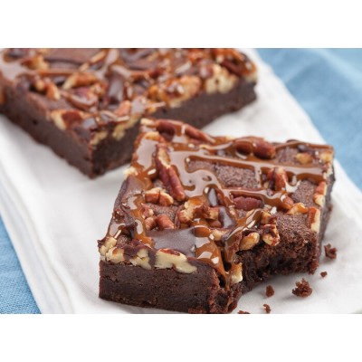 GATEAU PLAQUE BROWNIE CARAMEL - PACANE / ORIGINAL...