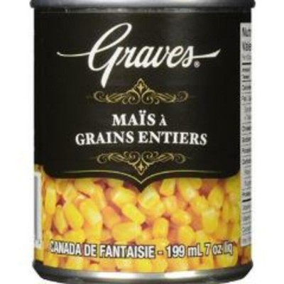 MAIS GRAIN CONSERVE / GRAVES 199ML