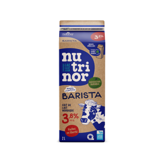 LAIT 3.8% BARISTA / NUTRINOR 2LT