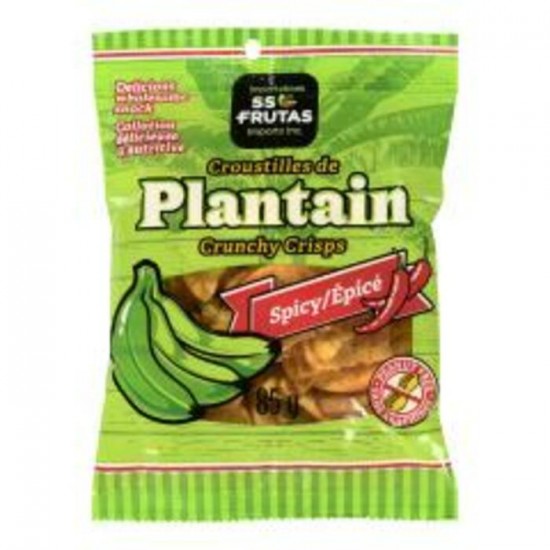CROUSTILLE PLANTAIN EPICE 85GR / SS FRUTAS