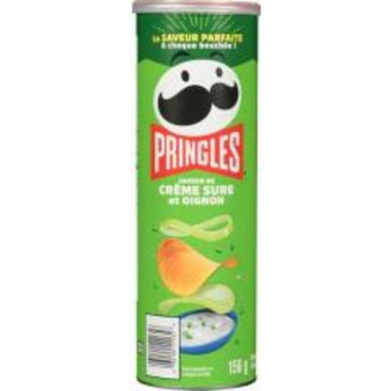 CROUSTILLE CRÈME SÛRE OIGNON 156GR / PRINGLES