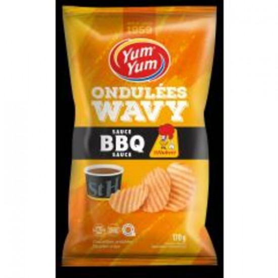 CROUSTILLE BBQ ONDULEE SAVEUR SAUCE ST HUBERT...