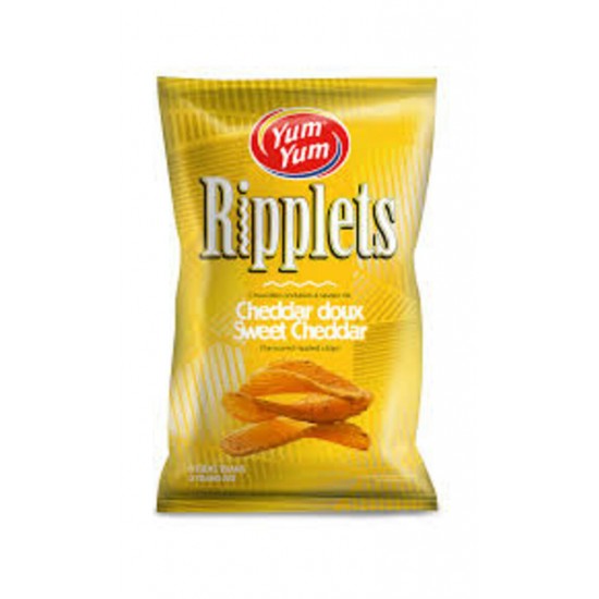 CROUSTILLES RIPPLETS CHEDDAR DOUX / YUM YUM 60g