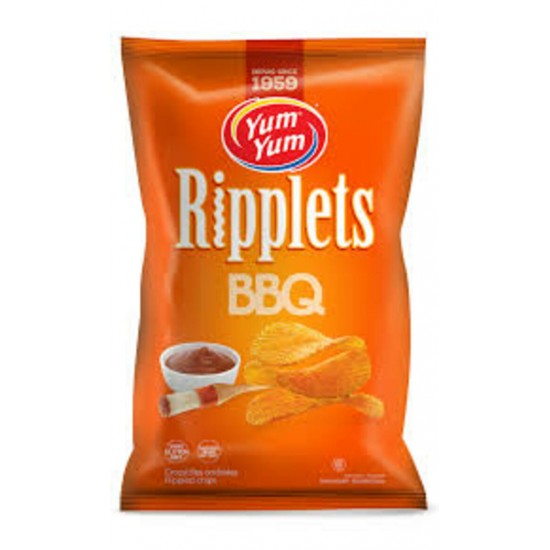 CROUSTILLES B.B.Q. RIPPLETS / YUM YUM 200g