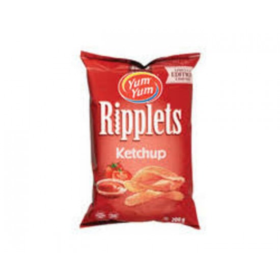 CROUSTILLES KETCHUP RIPPLETS (SAISONNIER) / YUM YUM 200g