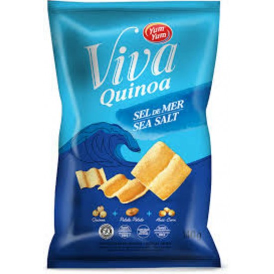 CROUSTILLES VIVA QUINOA SEL DE MER / YUM YUM 140g