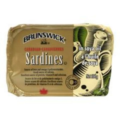 SARDINE HUILE DE SOYA / BRUNSWICK 106GR