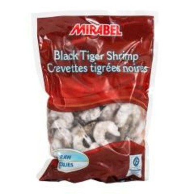 CREVETTE 26-30 BLACK TIGER PELÉE & DÉVEINÉE...