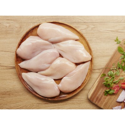 POULET POITRINE DESOSSE 6ON. 18% IQF (4KG) /...