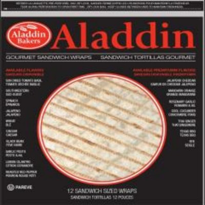 TORTILLA NATURE GRILLE 12po. / ALADDIN 12 UN